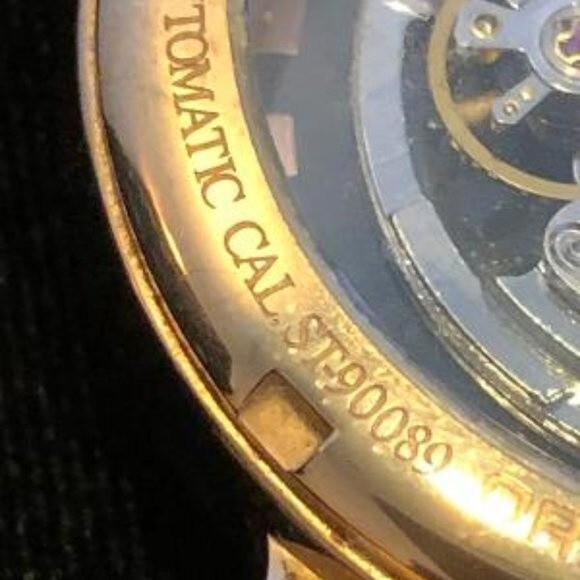 STUHRLING ORIGINAL SKELETON  WATCH ST90089 - Picture 5 of 5